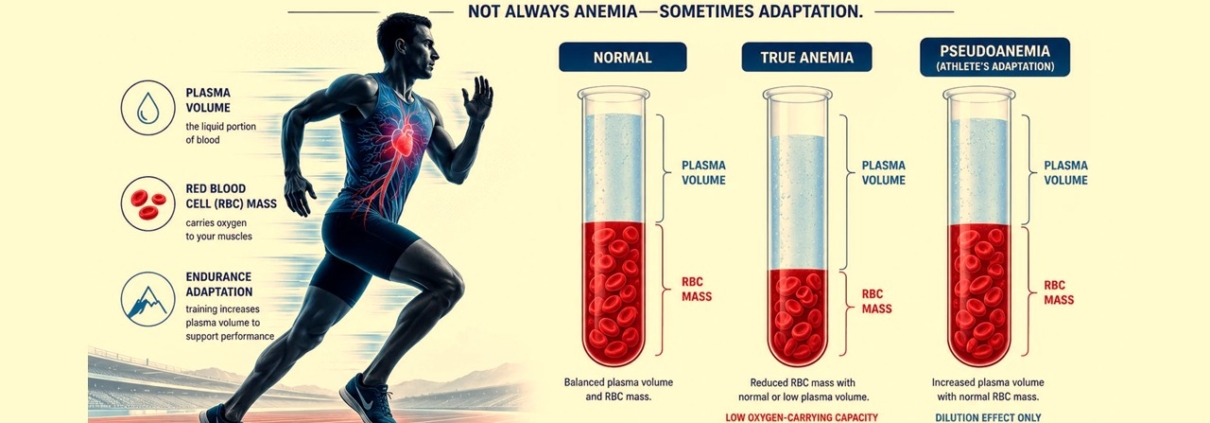 کم خونی کاذب در ورزشکاران 1 anemia